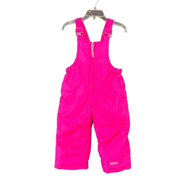 Pacific Trail Other - Pacific Trail Toddler Snow Bibs Insulated Winter Overalls Pink 12M Straps Zip